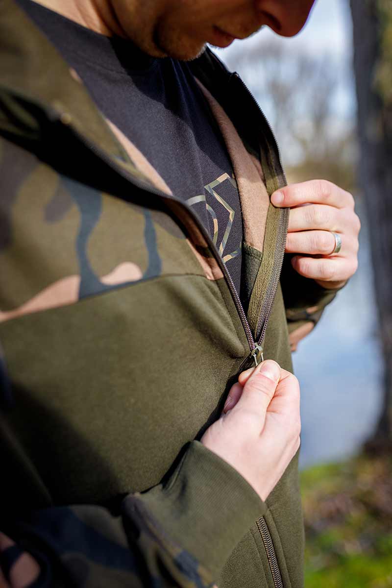 Толстовка Fox Lightweight Khaki / Camo Split Zip Hoody - Зображення 3
