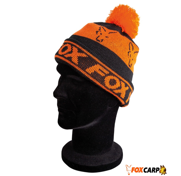 FOX BLACK & ORANGE LINED BOBBLE