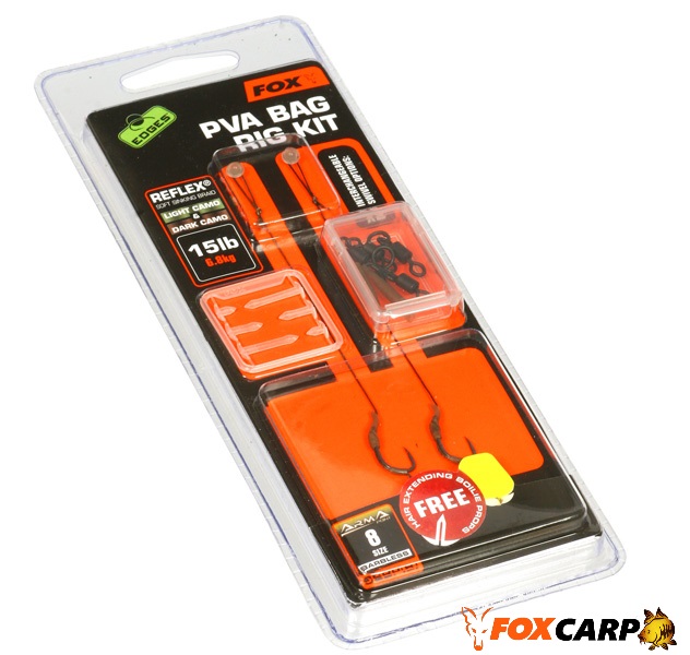 FOX Готовые поводки для ПВА мешков-EDGES™ PVA Bag Rig Kits