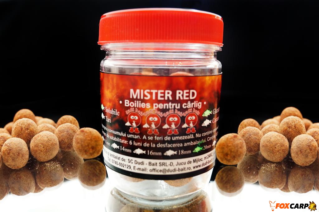 Hook boilies “Mister Red”