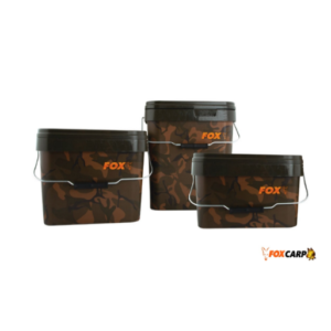 Відро пластикове з кришкою FOX CAMO SQUARE BUCKETS