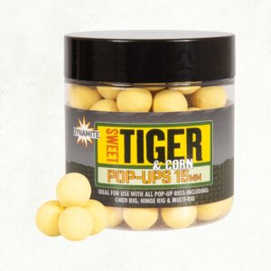 Бойли плаваючі Dynamite Baits Sweet Tiger & Corn Pop Ups 15mm