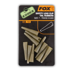 Fox EDGES™ Lead Clip Tail Rubbers - Size 7 Khaki