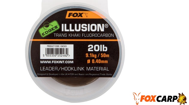 FOX Поводочный материал флюрокарбоновый Edges Illusion Hooklink
