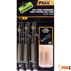 Fox EDGES SUBMERGE CAMO LEADER HELI RIGS KWIK CHANGE (без сердечника)
