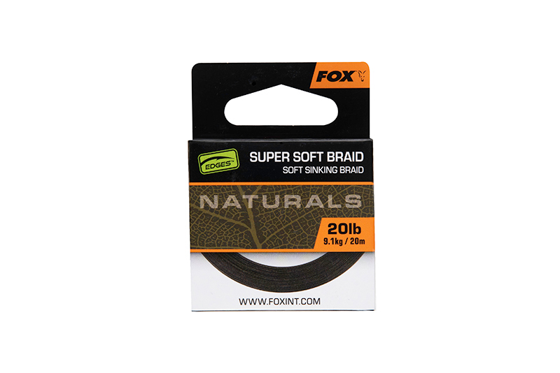 Повідковий матеріал Fox Naturals Soft Braid hooklength 20m