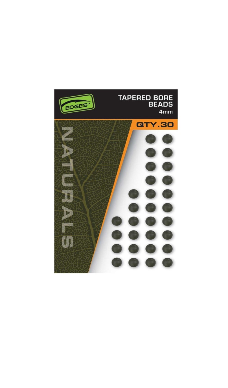 Амортизуючі Намиста Fox Naturals 4mm Tapered Bore Beads x 30