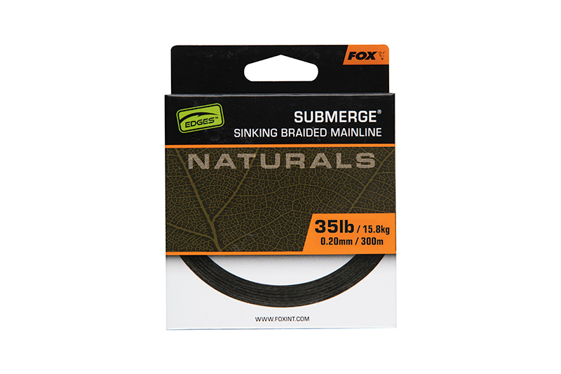 Шнур плетений тонучий Fox EDGES™ Naturals Submerge Braid