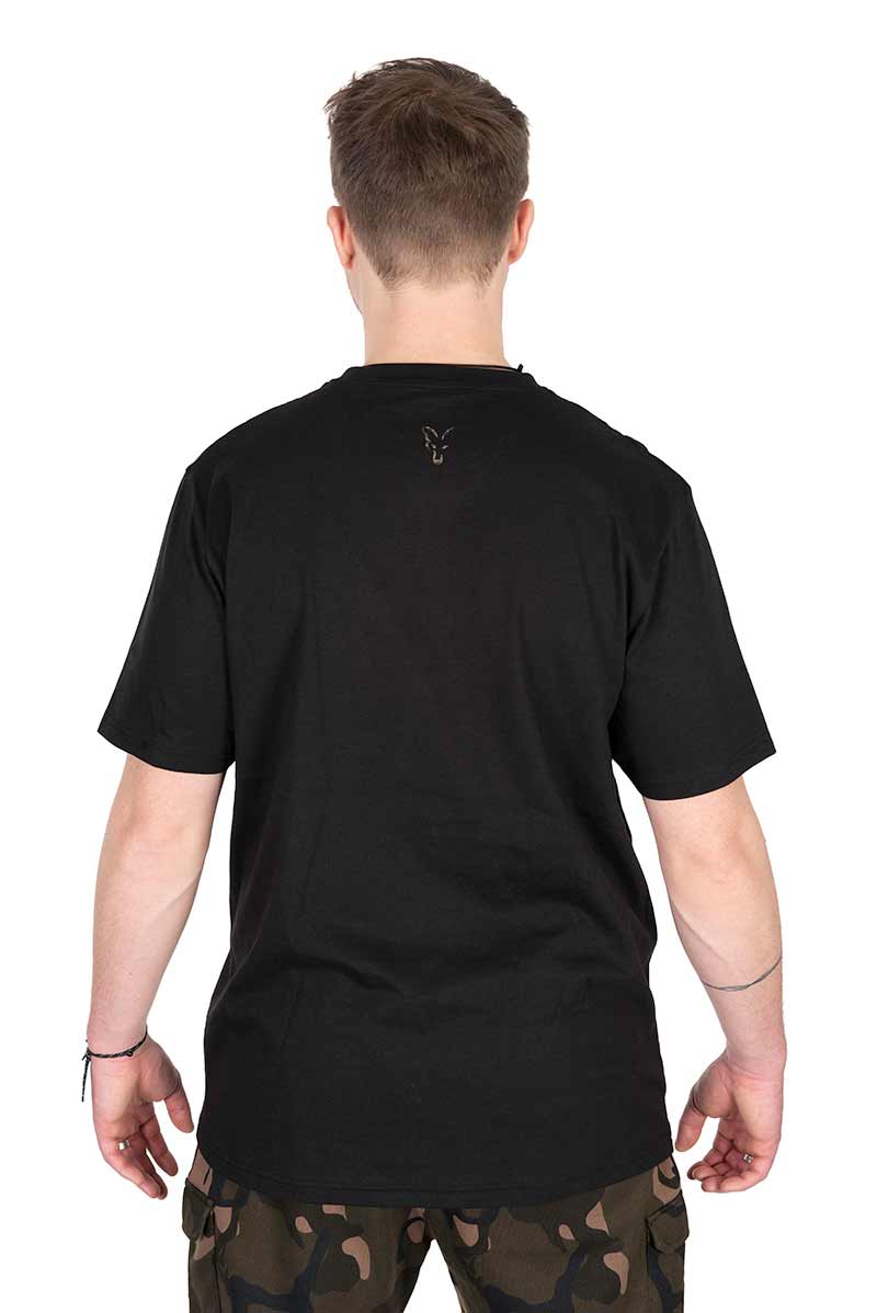 Футболка чорна Fox Black / Camo Logo T-Shirt - Зображення 4