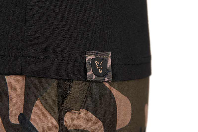 Футболка чорна Fox Black / Camo Logo T-Shirt - Зображення 7