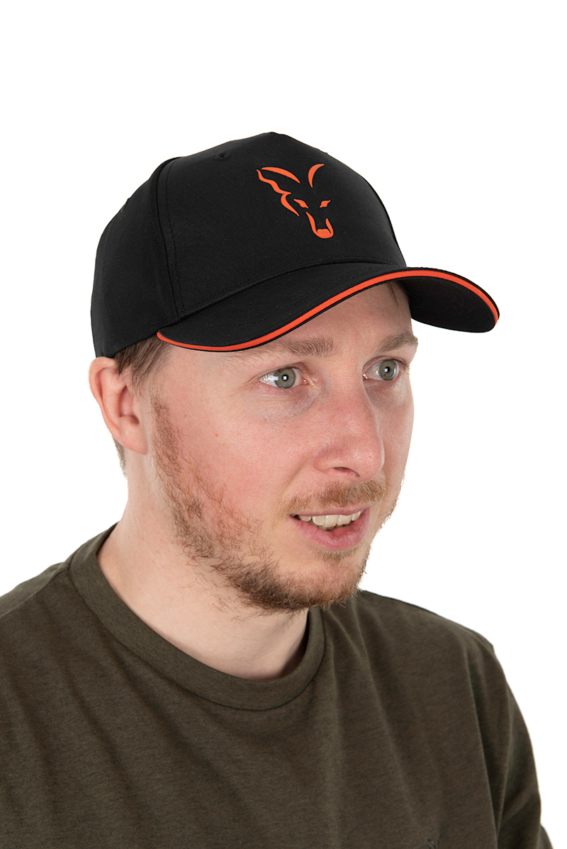 Бейсболка Fox Collection Baseball Cap Black & Orange