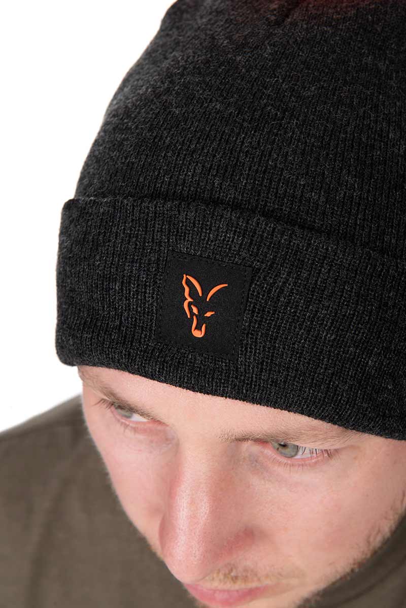 Шапка Fox Collection Bobble Hat Black / Orange - Зображення 5