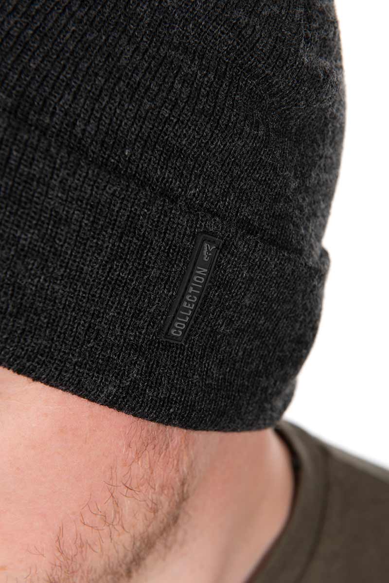 Шапка Fox Collection Beanie Black / Orange - Зображення 5