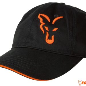 Fox Black & Orange Baseball Cap