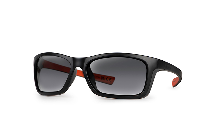 Сонцезахисні окуляри Fox Collection Wraps - Black/Orange - grey lense - Зображення 2
