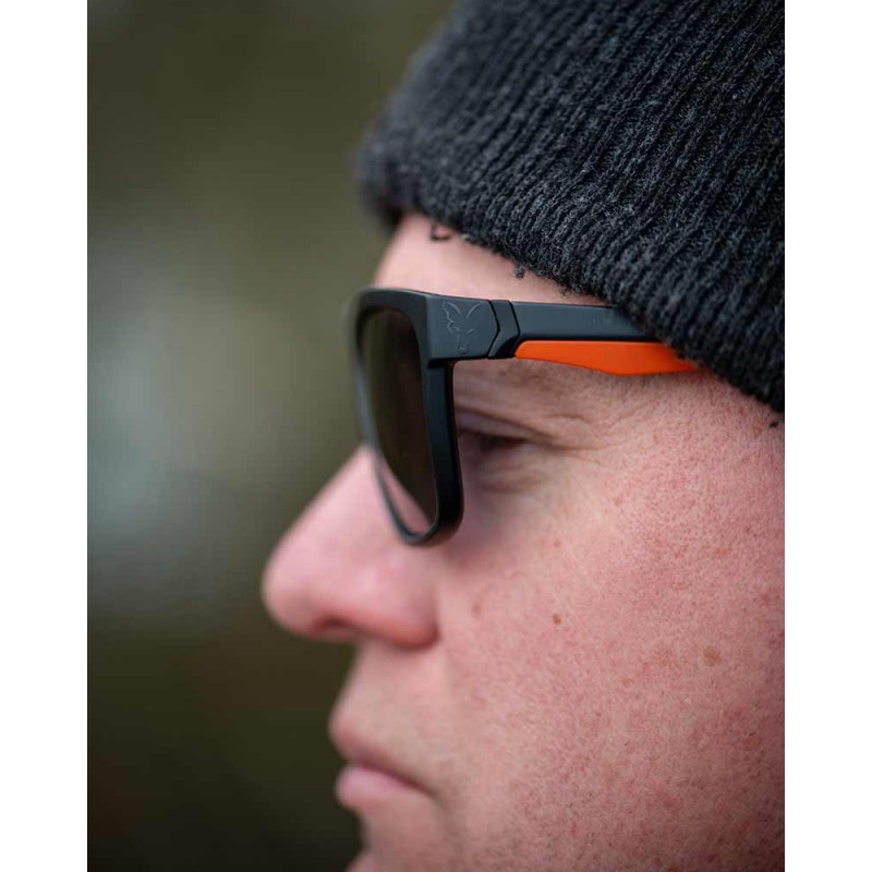 Сонцезахисні окуляри Fox Collection Black Orange Shades Grey Lens - Зображення 6