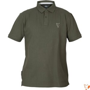 Fox Поло Collection Green & Silver Polo Shirt