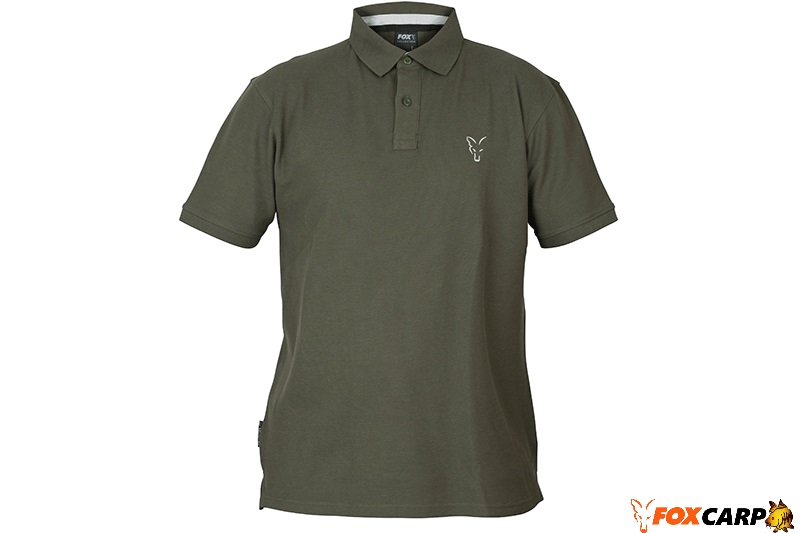 Fox Поло Collection Green & Silver Polo Shirt