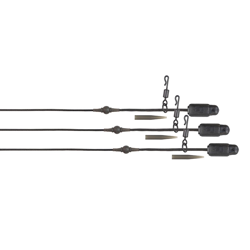 Готові оснастки Fox Edges Heli-Clip Rigs 50lb Leadcore 3pcs - Зображення 2