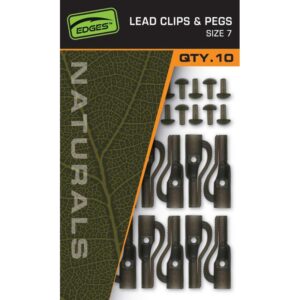Безпечна кліпса Fox Egdes Naturals Lead Clips & pegs Size 7