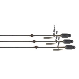Готова оснастка Edges Tuff Tungsten Tubing Heli-Clip Rigs 3pcs