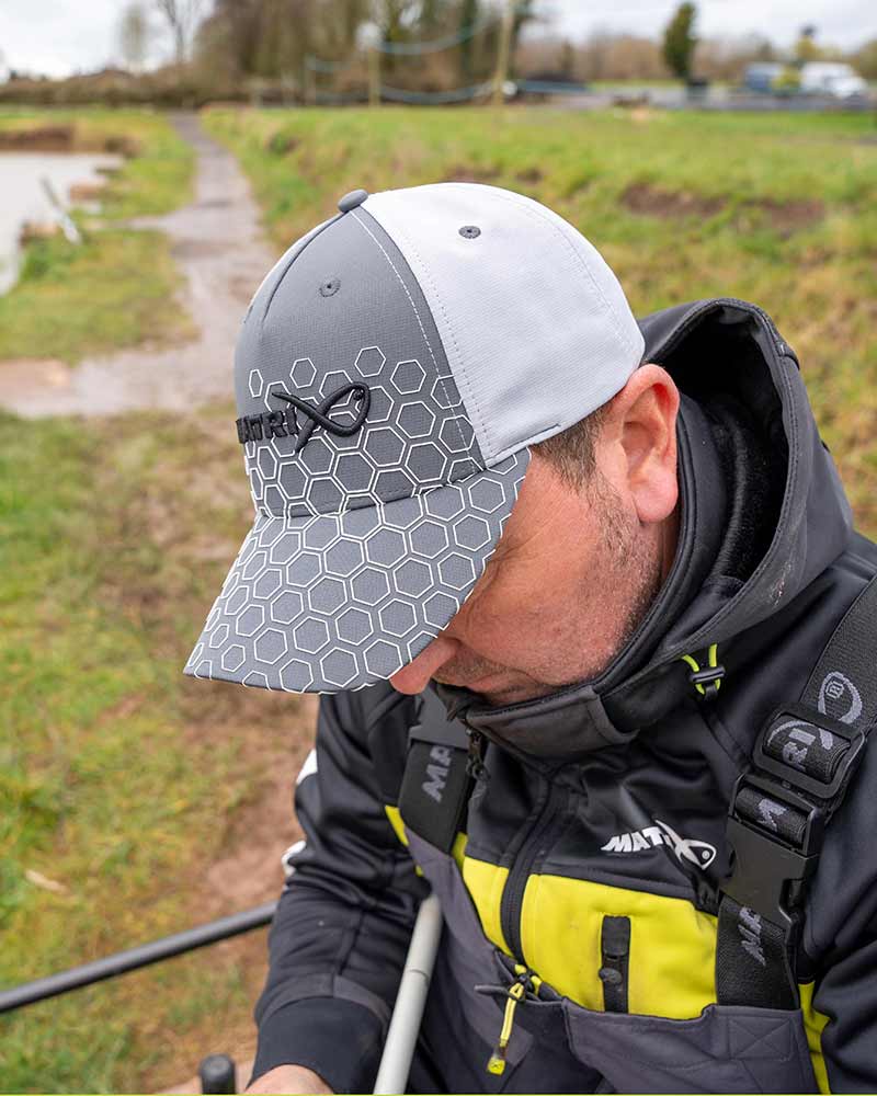Бейсболка Matrix Hex Print Baseball Cap Grey - Зображення 4