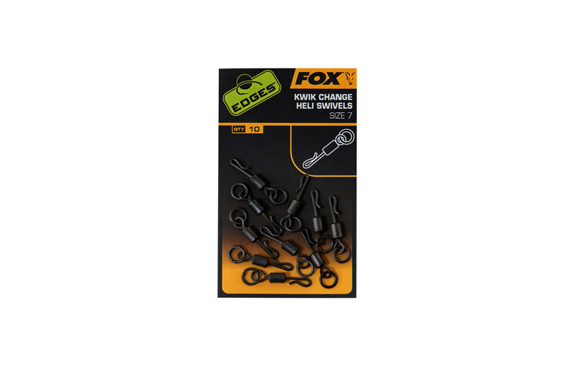 Fox Edges Kwik change heli swivels size 7 x 10 - Швидкоз’ємний Вертлюг з Кільцем