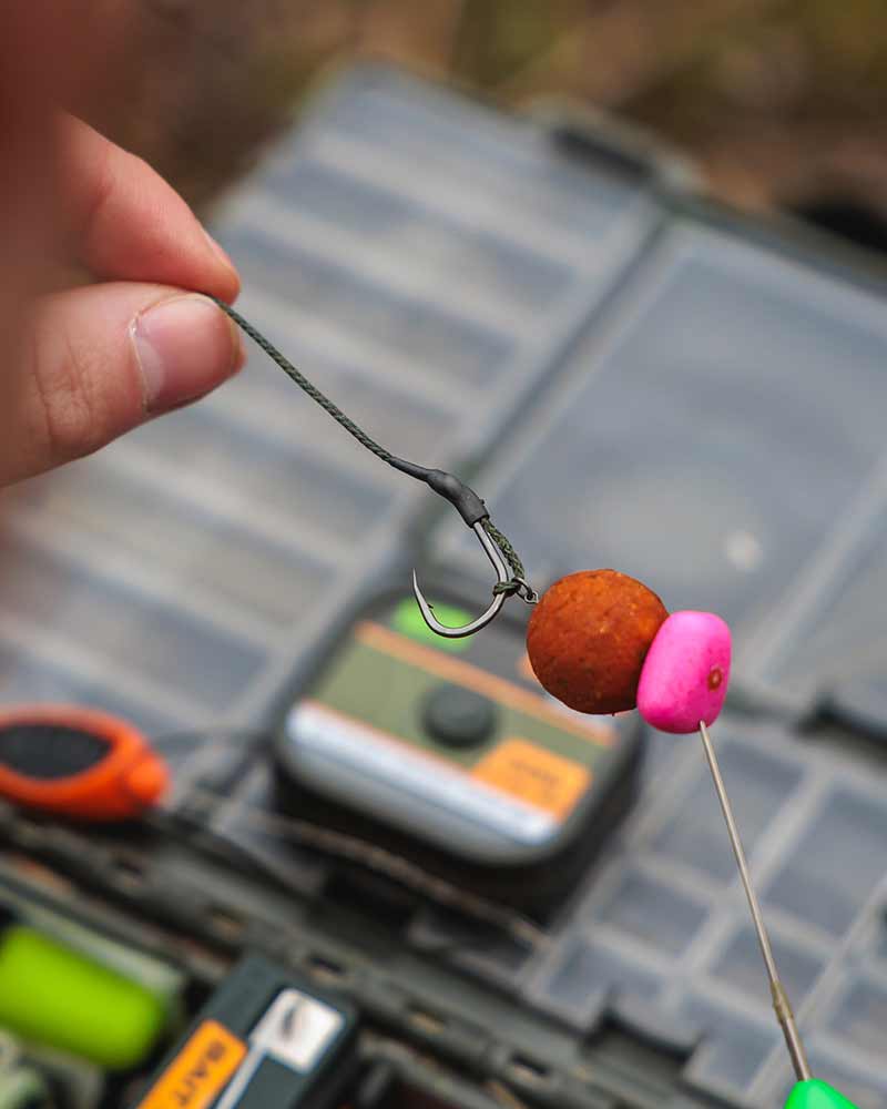 Повідочний матеріал Fox Naturals Splice Hooklength 50lb 20m - Зображення 5