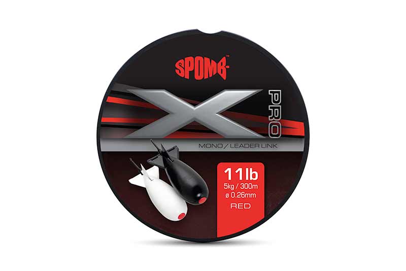 Монофіламентна ліска Spomb X Pro Mono 0.26mm/11lb x 300m RED