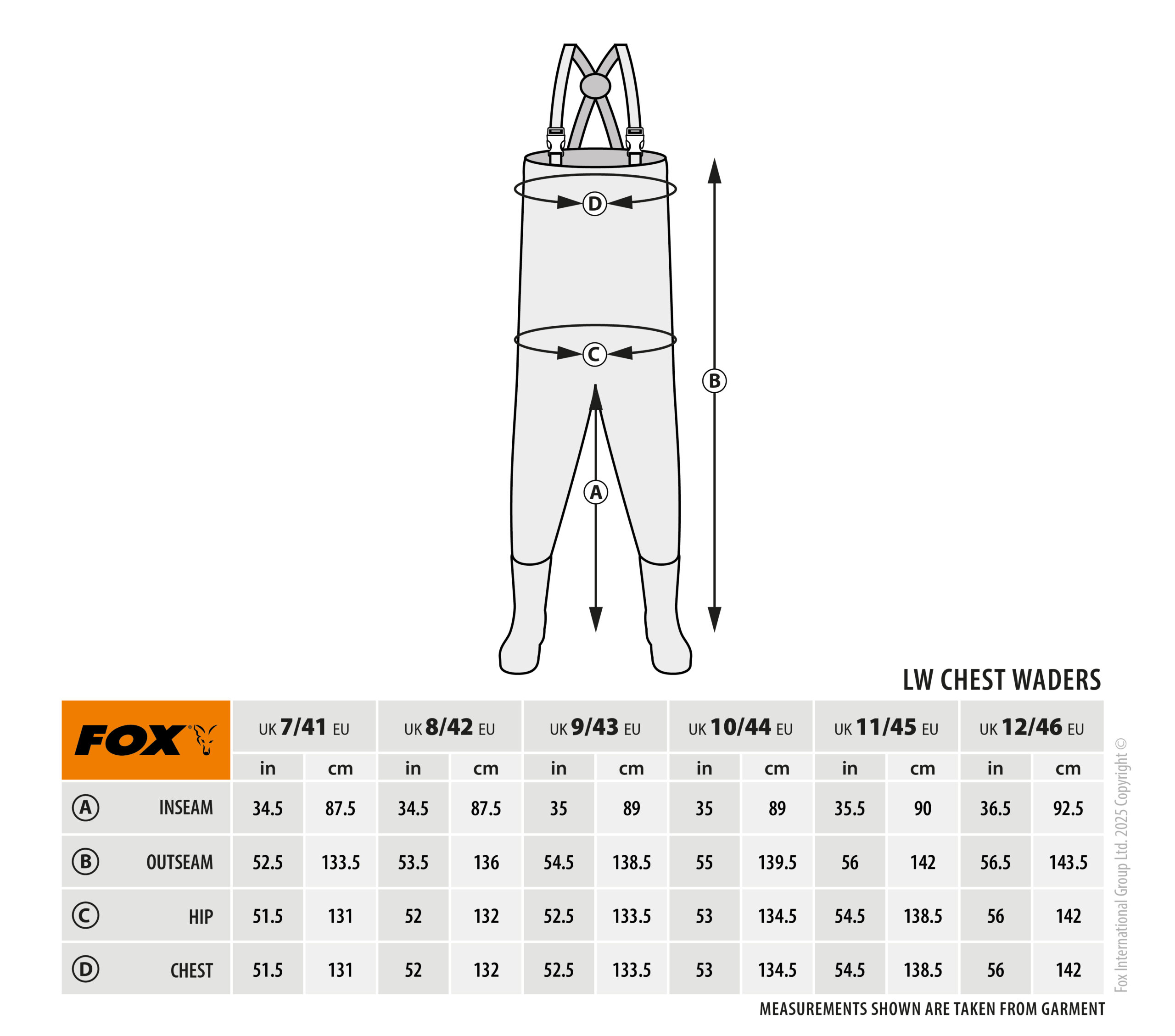 Вейдерси Fox Khaki LW lined waders - Зображення 2