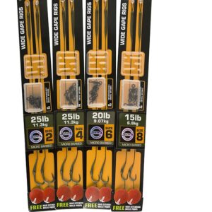 FOX готові повідки Edges Armapoint Wide Gape rigs
