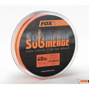 Fox Sub bright orange sink braid (плетений тонучий шнур)