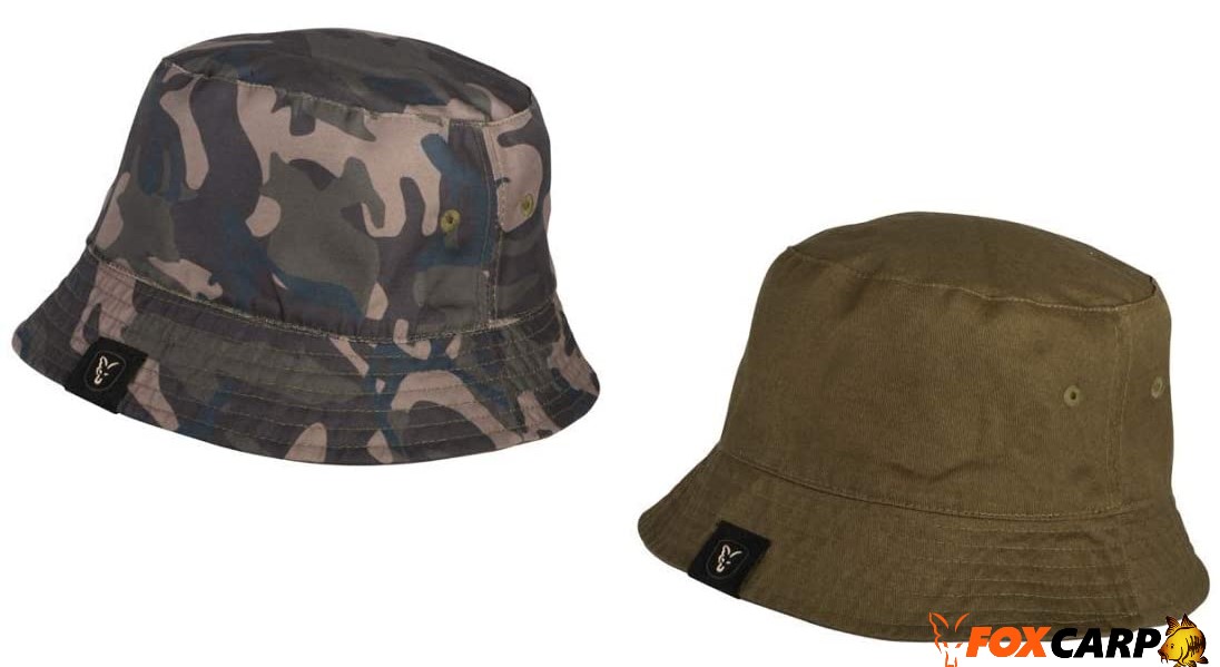 Панама двостороння Fox Khaki /Camo Reversible Bucket Hat