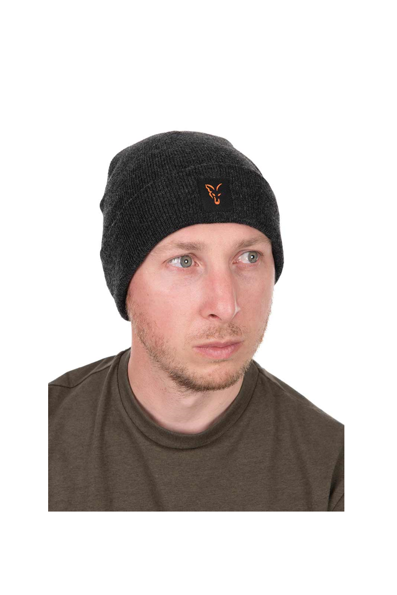 Шапка Fox Collection Beanie Black / Orange