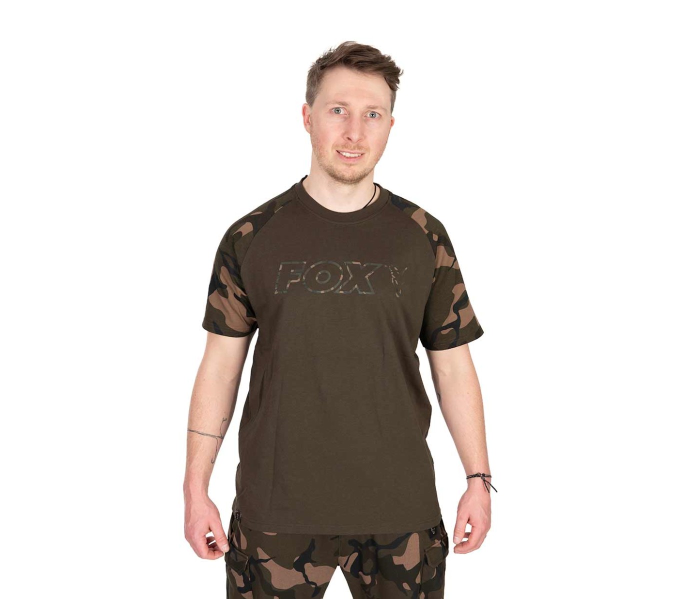 Футболка хакі Fox Khaki / Camo Outline T-Shirt