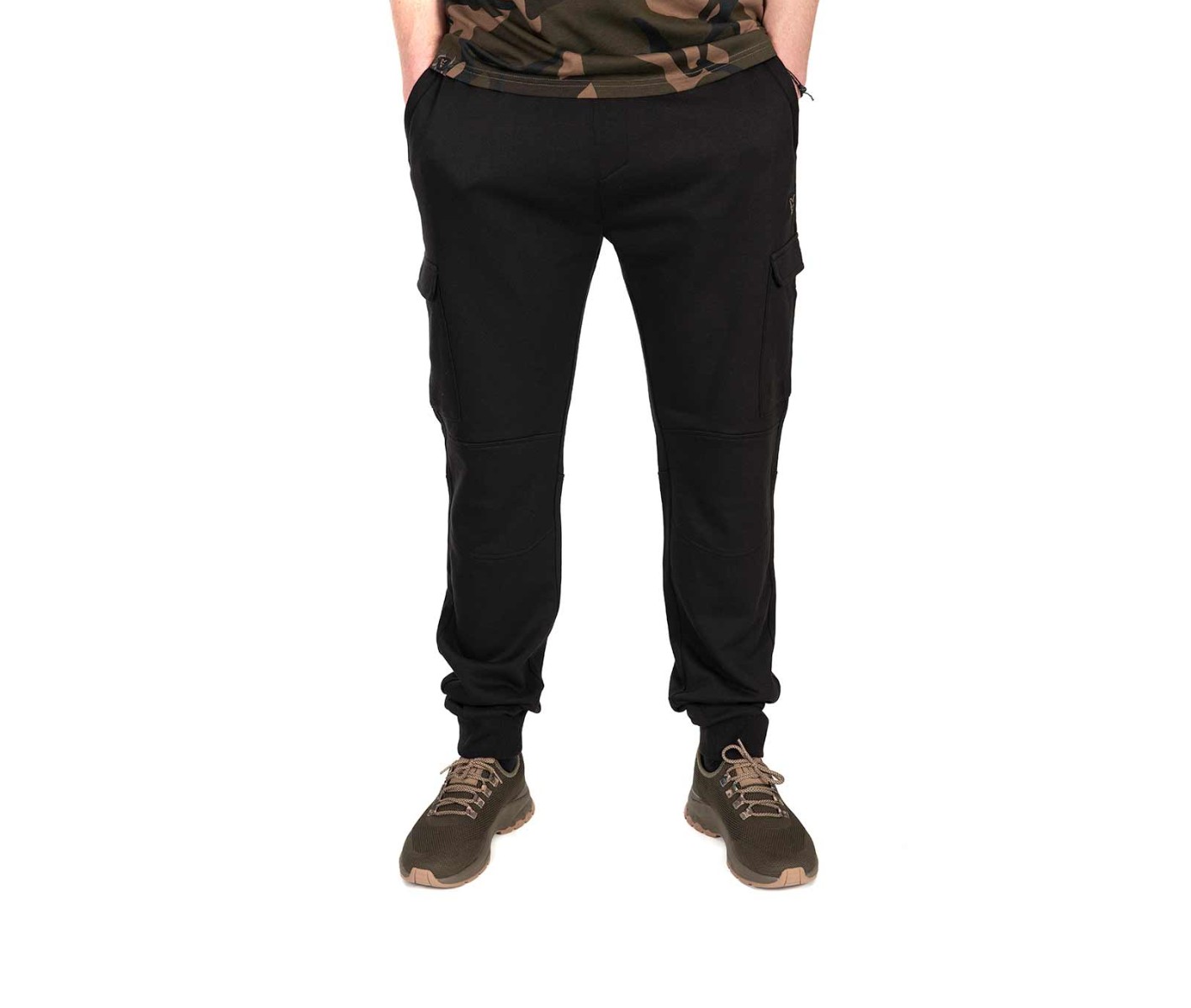Штани Fox LW Black/Camo Combat Joggers